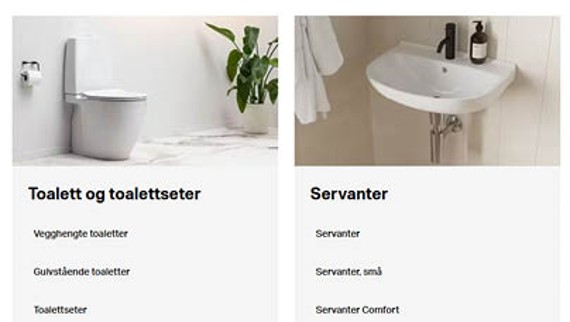 Online produktkatalog