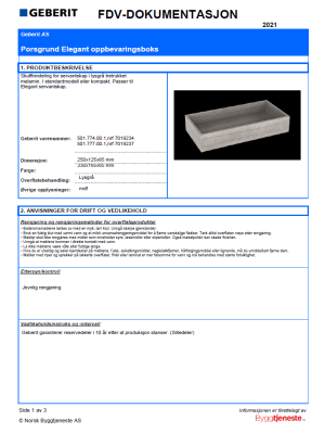 FDV_Porsgrund Elegant oppbevaringsboks FDV_Porsgrund Elegant oppbevaringsboks