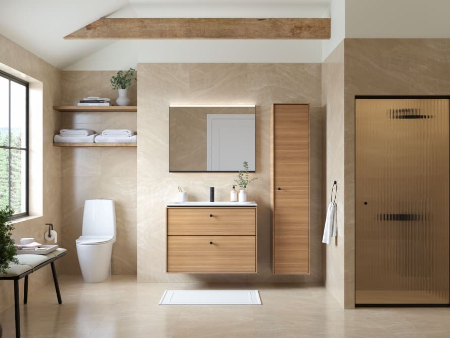 Baderom i nordisk stil Baderom i nordisk stil